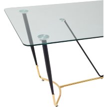 Стол Stool Group обеденный Даймакс 180*90 прозрачный