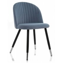 Стул на металлокаркасе Gabi blue / black