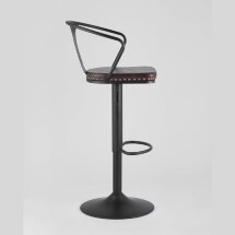 Стул барный Stool Group TOLIX ARMS SOFT черный каркас сталь