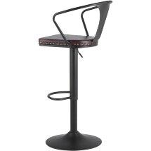 Стул барный Stool Group TOLIX ARMS SOFT черный каркас сталь