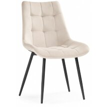 Стул на металлокаркасе Sidra beige / black