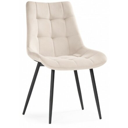 Стул на металлокаркасе Sidra beige / black 