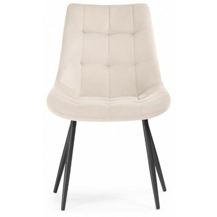 Стул на металлокаркасе Sidra beige / black 