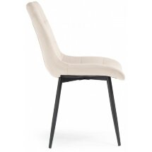 Стул на металлокаркасе Sidra beige / black