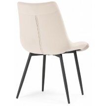 Стул на металлокаркасе Sidra beige / black