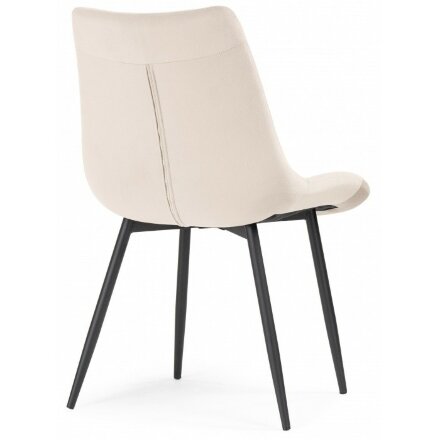 Стул на металлокаркасе Sidra beige / black 