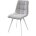 Стул CHILLI SQUARE UF860-02B серо-голубой, ткань/ белый каркас М-City 