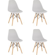 Стул Stool Group Style DSW светло-серый x4