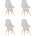 Стул Eames Style DSW светло-серый x4 