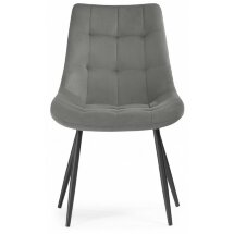 Стул на металлокаркасе Sidra dark gray / black