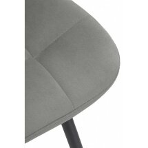 Стул на металлокаркасе Sidra dark gray / black