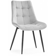 Стул на металлокаркасе Sidra gray / black