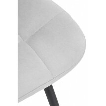 Стул на металлокаркасе Sidra gray / black
