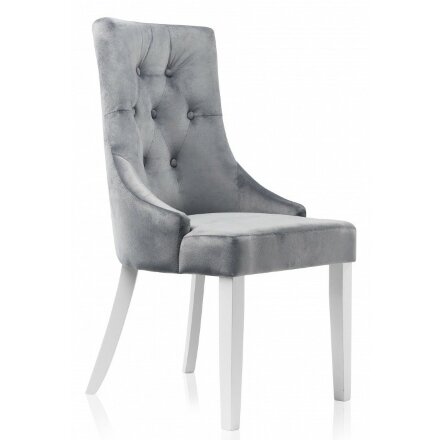 Стул деревянный Elegance white / grey 