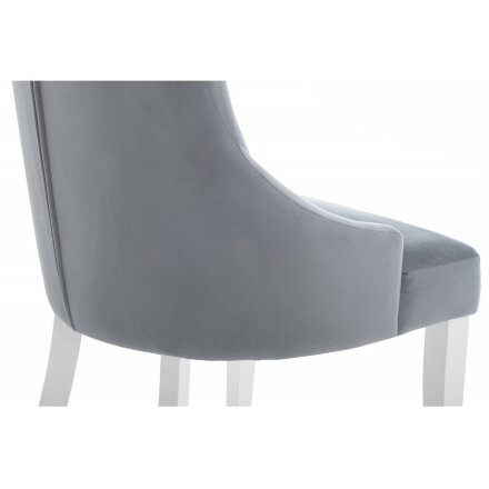 Стул деревянный Elegance white / grey 