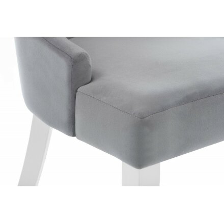 Стул деревянный Elegance white / grey 