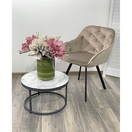Стул GALE BLUVEL-40 BEIGE поворот.360 град., велюр М-City 