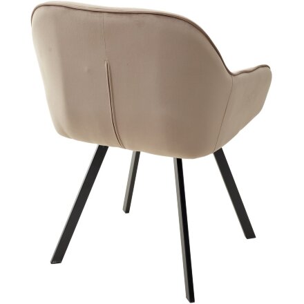 Стул GALE BLUVEL-40 BEIGE поворот.360 град., велюр М-City 