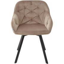Стул GALE BLUVEL-40 BEIGE поворот.360 град., велюр М-City