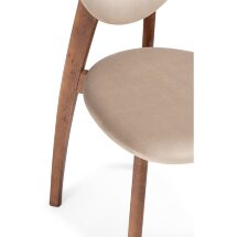 Стул деревянный Вакимо tenerife beige / миланский орех