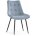 Стул на металлокаркасе Sidra light blue / black 