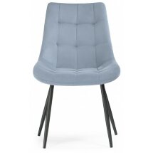 Стул на металлокаркасе Sidra light blue / black