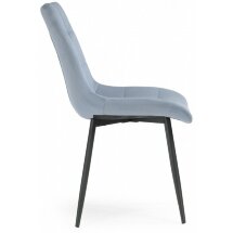 Стул на металлокаркасе Sidra light blue / black