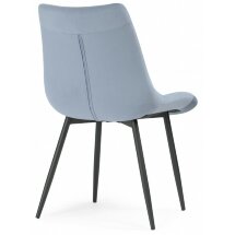 Стул на металлокаркасе Sidra light blue / black