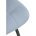 Стул на металлокаркасе Sidra light blue / black 