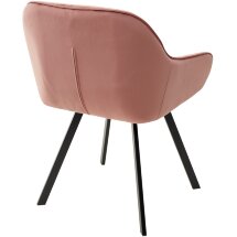 Стул GALE BLUVEL-52 PINK поворот.360 град., велюр М-City