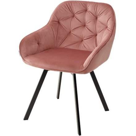 Стул GALE BLUVEL-52 PINK поворот.360 град., велюр М-City 