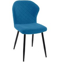 Стул DikLine 239М B8 BLUE, ножки черные