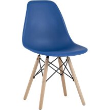 Стул Eames Style DSW синий x4