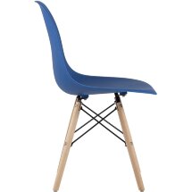 Стул Eames Style DSW синий x4