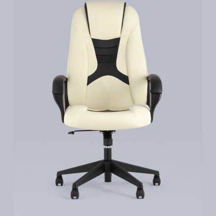 Кресло игровое TopChairs ST-CYBER 8 белый/черный 