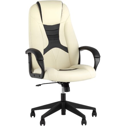 Кресло игровое TopChairs ST-CYBER 8 белый/черный 