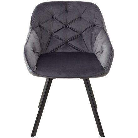 Стул GALE BLUVEL-14 GREY поворот.360 град., велюр М-City 