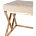 Банкетка Stool Group ИНСИГНИЯ бежевая велюр нержавеющая сталь