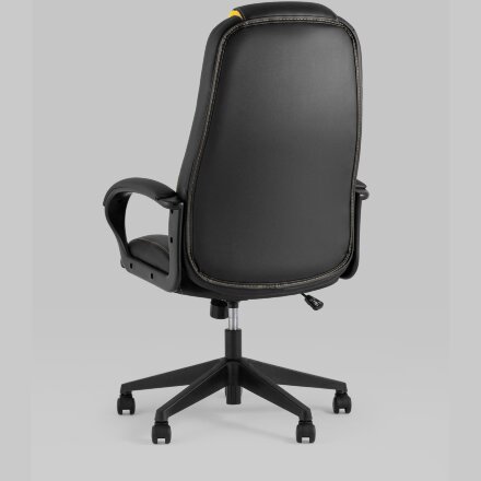 Кресло игровое TopChairs ST-CYBER 8 черный/желтый 