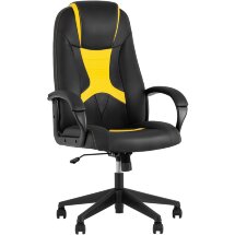 Кресло игровое TopChairs ST-CYBER 8 черный/желтый