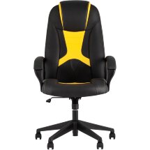 Кресло игровое TopChairs ST-CYBER 8 черный/желтый