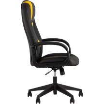 Кресло игровое TopChairs ST-CYBER 8 черный/желтый