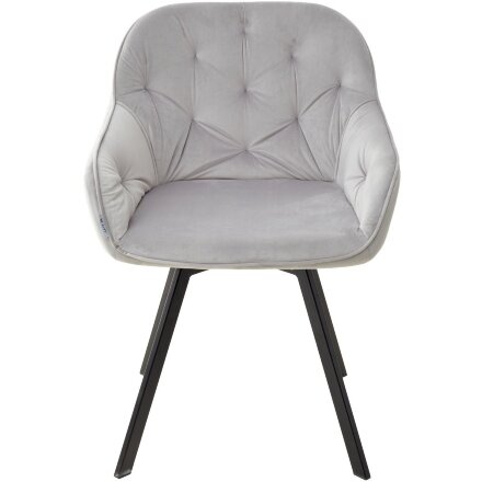 Стул GALE BLUVEL-03 LIGHT GREY поворот.360 град., велюр М-City 