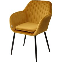 Стул ALABAMA BLUVEL-68 YELLOW, велюр М-City