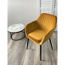 Стул ALABAMA BLUVEL-68 YELLOW, велюр М-City