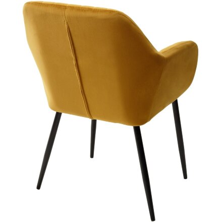 Стул ALABAMA BLUVEL-68 YELLOW, велюр М-City 