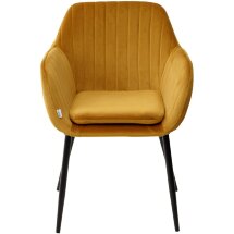 Стул ALABAMA BLUVEL-68 YELLOW, велюр М-City