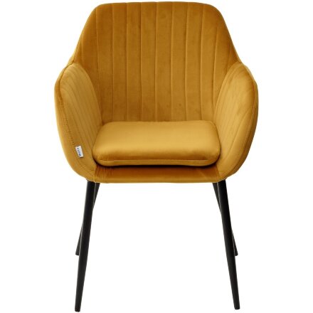 Стул ALABAMA BLUVEL-68 YELLOW, велюр М-City 