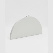 Стол складной Stool Group круглый 150 см диаметр, белая столешница