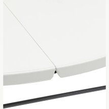 Стол складной Stool Group круглый 150 см диаметр, белая столешница